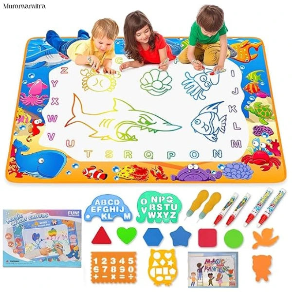 "Magic Water Doodle Mat – Reusable, Mess-Free Learning for Kids!"