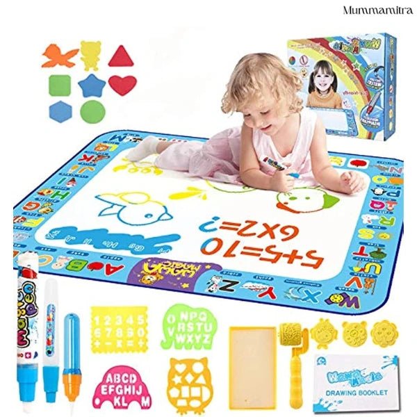"Magic Water Doodle Mat – Reusable, Mess-Free Learning for Kids!"