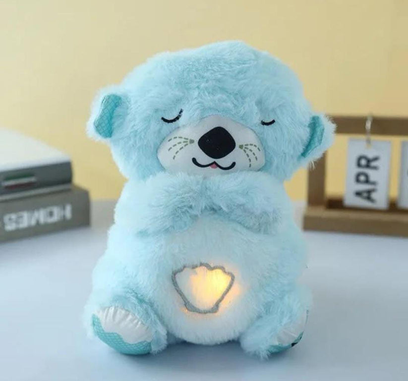 Breathing Teddy Bear with Soothing Music™ – Anxiety Relief Plush Toy for Kids & Adults