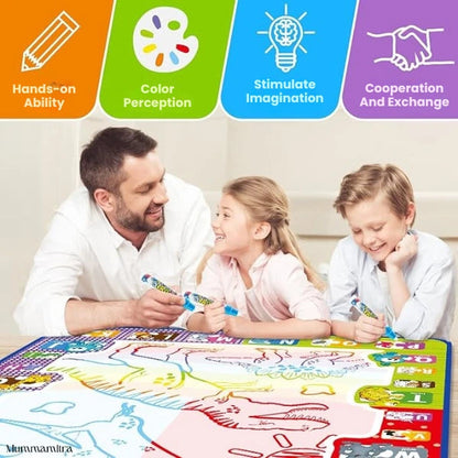 "Magic Water Doodle Mat – Reusable, Mess-Free Learning for Kids!"