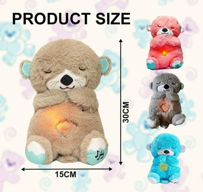 Breathing Teddy Bear with Soothing Music™ – Anxiety Relief Plush Toy for Kids & Adults