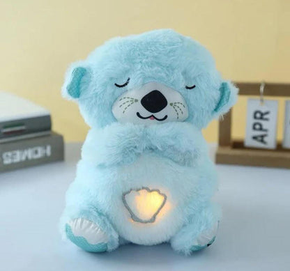 Breathing Teddy Bear with Soothing Music™ – Anxiety Relief Plush Toy for Kids & Adults
